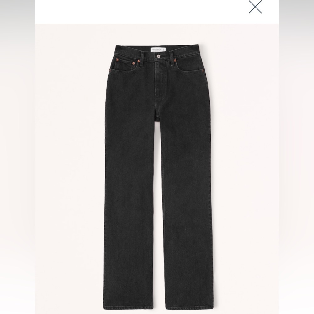 Abercrombie and Fitch Curve Love High Rise 90s Relaxed